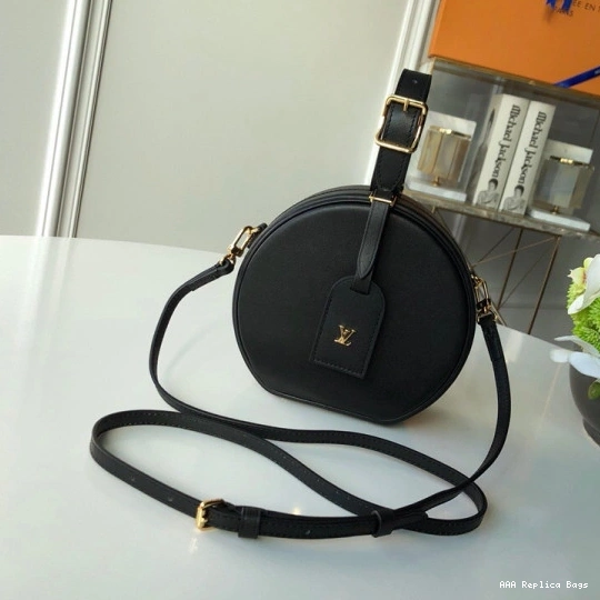 Aaa replica bags PETITE BOITE Alligator Vuitton CHAPEAU Leather Louis With 0803